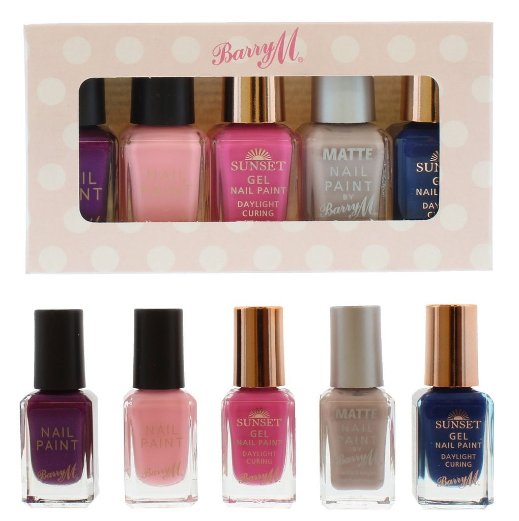 Barry M Cosmetics High Vis Nail Paint Gift Set - FREE Delivery